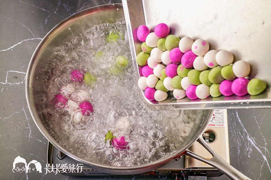 湯圓做法食譜+煮法秘訣|零失敗比例抹茶紅豆傳統包餡甜湯圓 - 第30張圖
