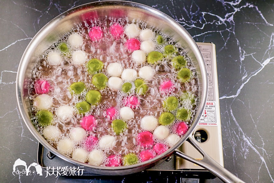 湯圓做法食譜+煮法秘訣|零失敗比例抹茶紅豆傳統包餡甜湯圓 - 第31張圖