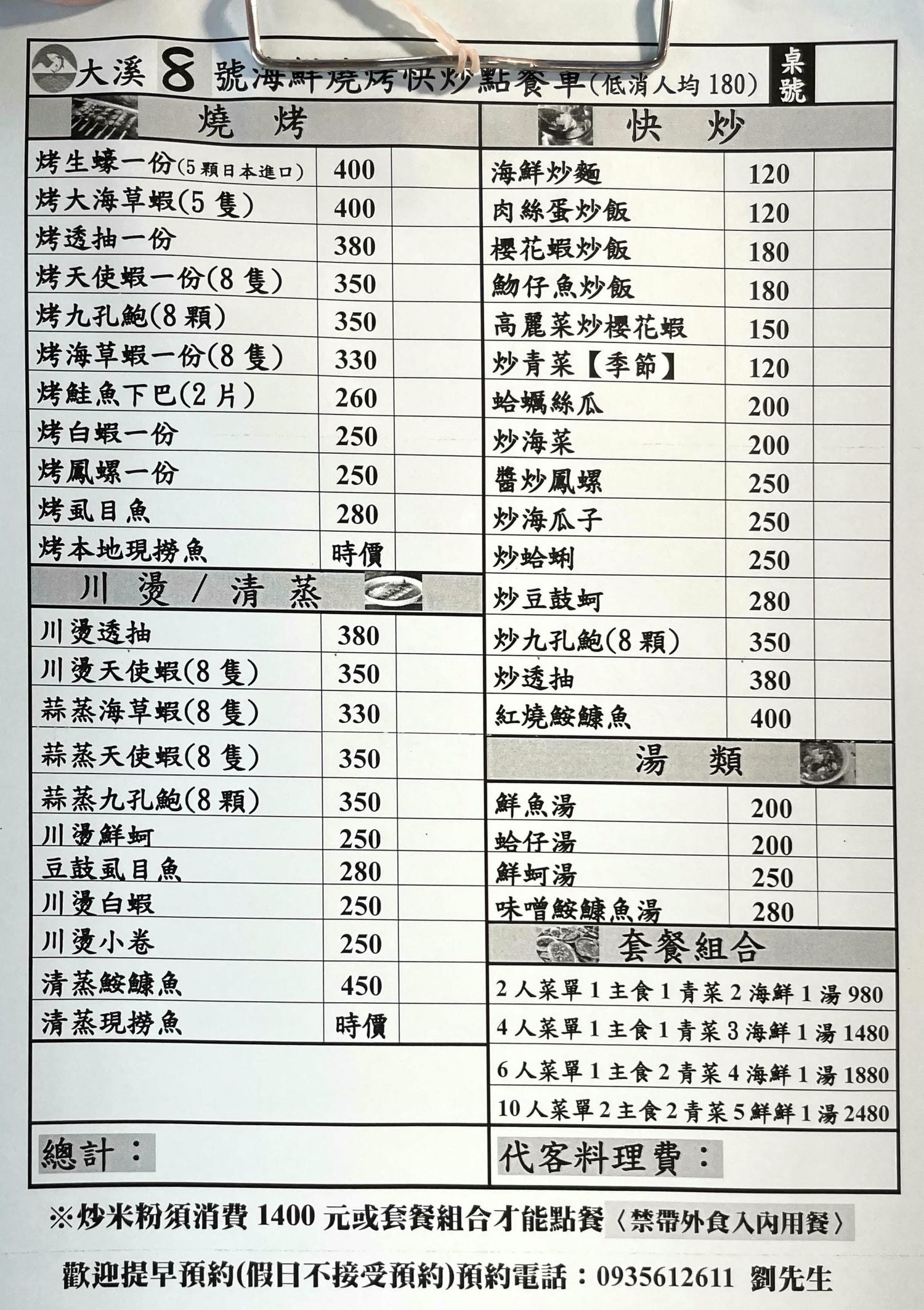 大溪漁港美食推薦-大溪8號海鮮燒烤|頭城美食必吃菜單原大溪21 - 第16張圖 大溪漁港大溪8號必吃菜單