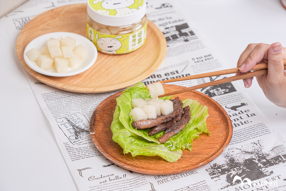 蠟筆小新聯名美食|協發行泡菜五大口味食譜+開燻蒜苗鴨必吃開箱心得評價 - 第42張圖