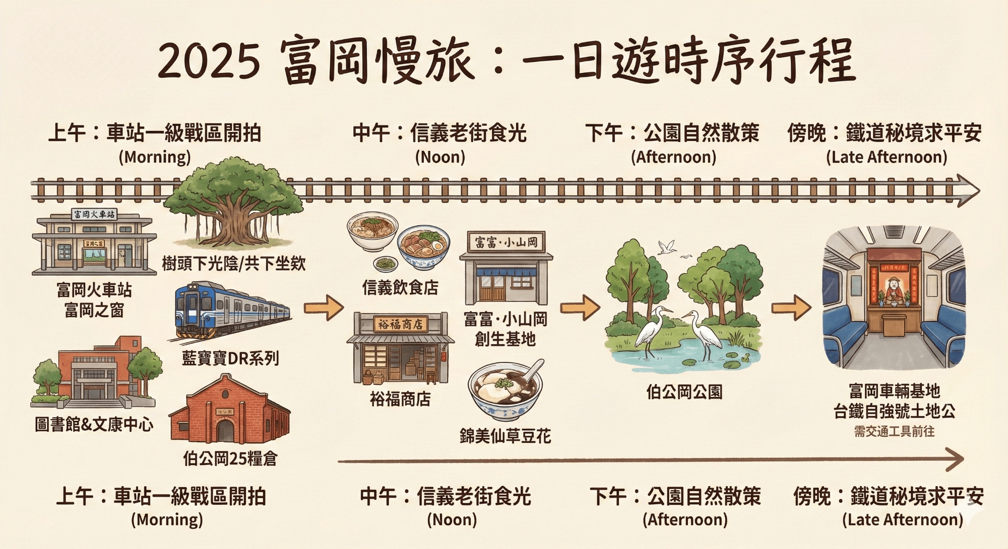 富岡美食景點一日遊行程|桃園富岡鐵道藝術生活節園區必看、停車、地點 - 第2張圖 富岡美食景點一日遊行程|桃園富岡鐵道藝術生活節園區必看、停車、地點