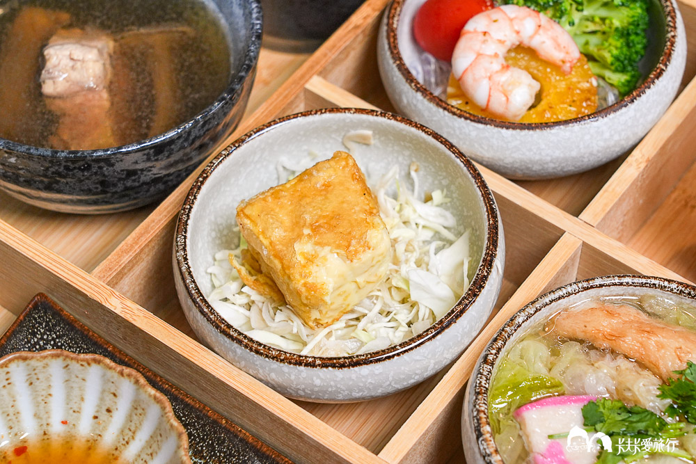 宜蘭竹谷定食海鮮｜日式定食簡餐推薦+居然有吃到飽自助吧菜單&價位