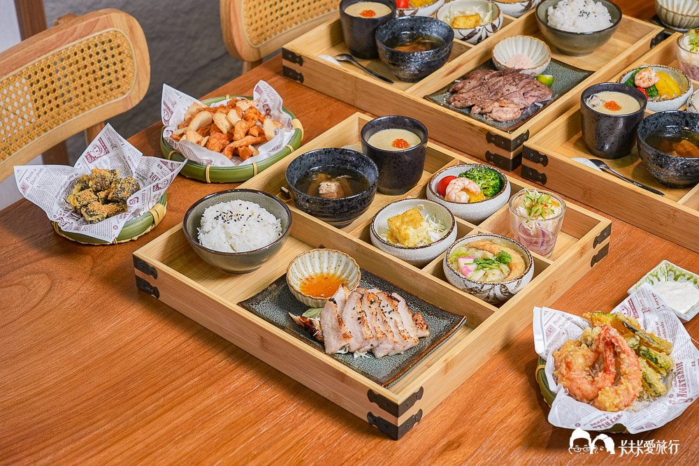 宜蘭竹谷定食海鮮｜日式定食簡餐推薦+居然有吃到飽自助吧菜單&價位