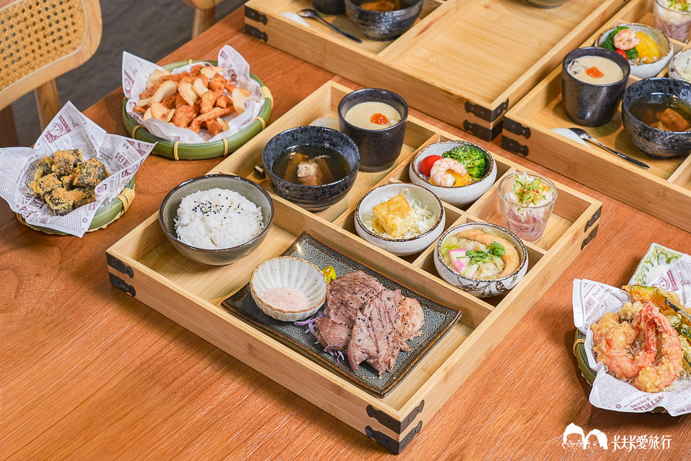 宜蘭竹谷定食海鮮｜日式定食簡餐推薦+居然有吃到飽自助吧菜單&價位