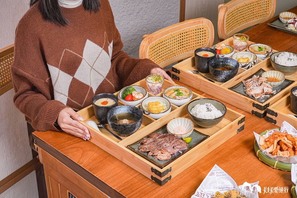 宜蘭竹谷定食海鮮｜日式定食簡餐推薦+居然有吃到飽自助吧菜單&價位
