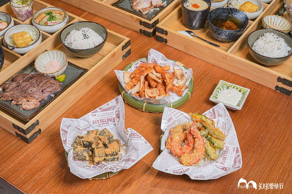 宜蘭竹谷定食海鮮｜日式定食簡餐推薦+居然有吃到飽自助吧菜單&價位