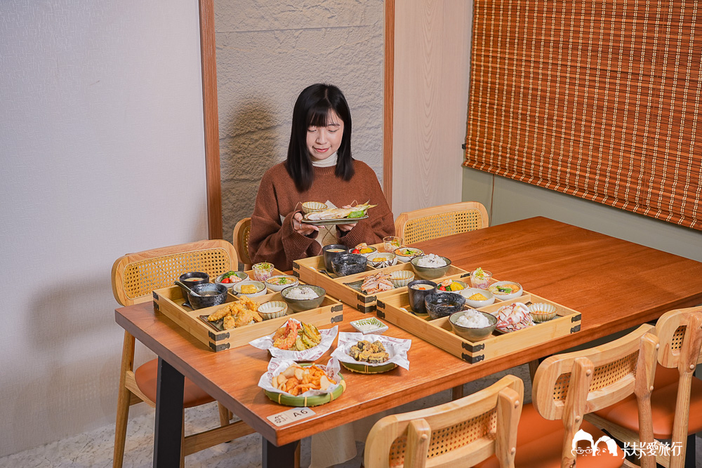 宜蘭竹谷定食海鮮｜日式定食簡餐推薦+居然有吃到飽自助吧菜單&價位