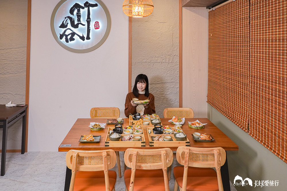 宜蘭竹谷定食海鮮｜日式定食簡餐推薦+居然有吃到飽自助吧菜單&價位