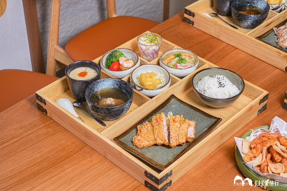 宜蘭竹谷定食海鮮｜日式定食簡餐推薦+居然有吃到飽自助吧菜單&價位