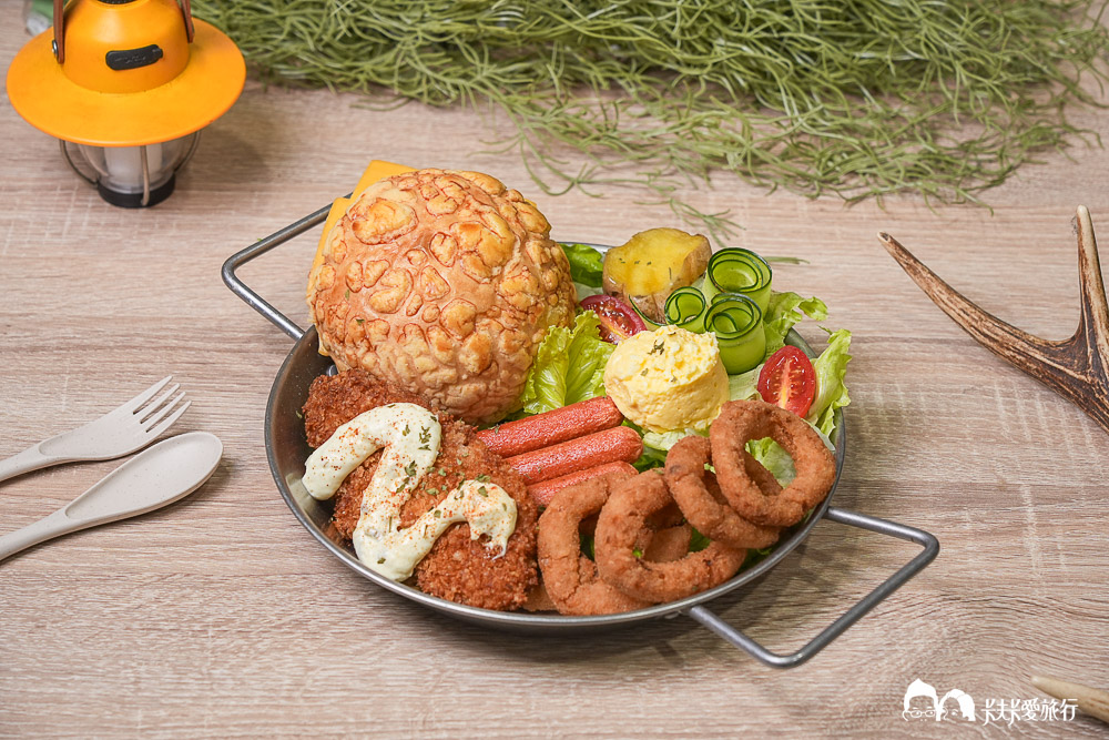 宜蘭早午餐推薦！在地人私藏「笑嗨嗨」創意台式早點＋露營氛圍超Chill菜單