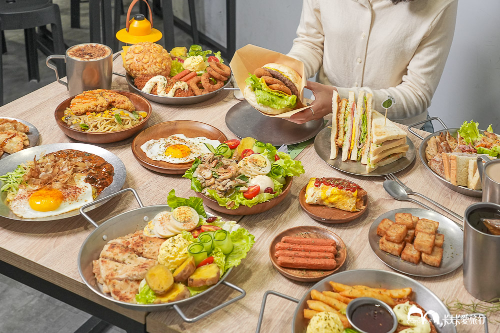 宜蘭早午餐推薦！在地人私藏「笑嗨嗨」創意台式早點＋露營氛圍超Chill菜單