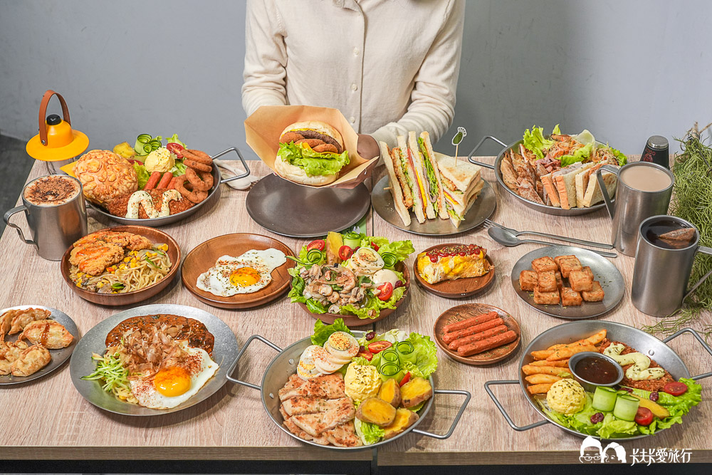 宜蘭早午餐推薦！在地人私藏「笑嗨嗨」創意台式早點＋露營氛圍超Chill菜單