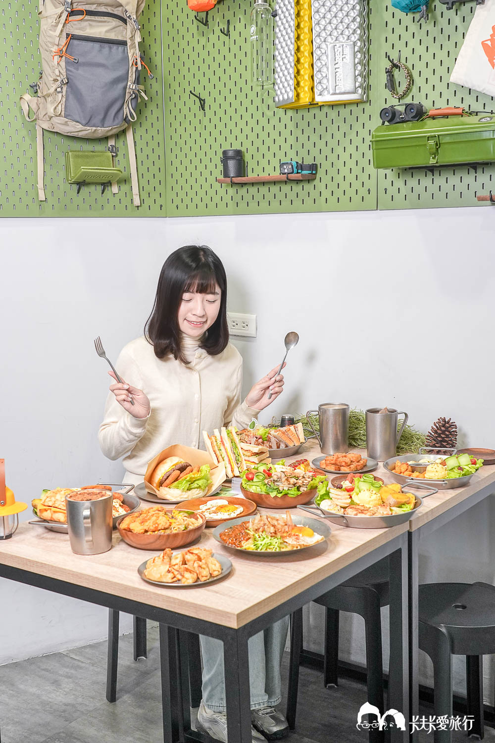 宜蘭早午餐推薦！在地人私藏「笑嗨嗨」創意台式早點＋露營氛圍超Chill菜單