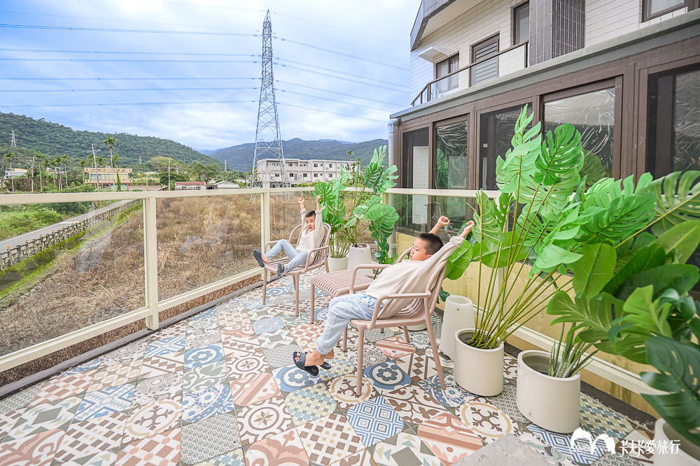 宜蘭親子包棟民宿-Bubble Villa珍珠奶茶員山民宿｜越式洗髮+晚餐好好私廚外燴烤肉