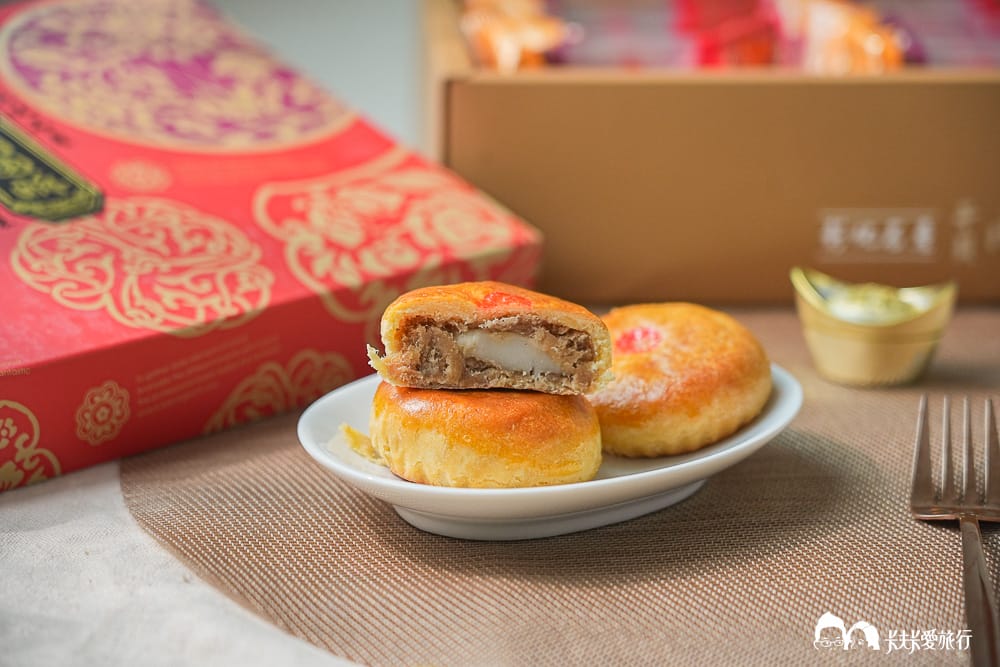 麥仕佳烘焙坊-過年送禮年節伴手禮推薦！干貝肉圓酥富貴禮盒開箱評價