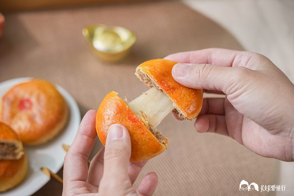 麥仕佳烘焙坊-過年送禮年節伴手禮推薦！干貝肉圓酥富貴禮盒開箱評價