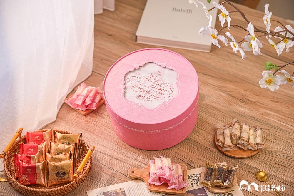 麥仕佳烘焙坊-過年送禮年節伴手禮推薦！干貝肉圓酥富貴禮盒開箱評價