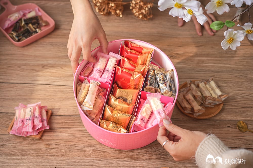 麥仕佳烘焙坊-過年送禮年節伴手禮推薦！干貝肉圓酥富貴禮盒開箱評價