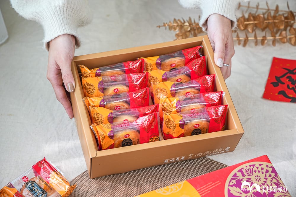 麥仕佳烘焙坊-過年送禮年節伴手禮推薦！干貝肉圓酥富貴禮盒開箱評價