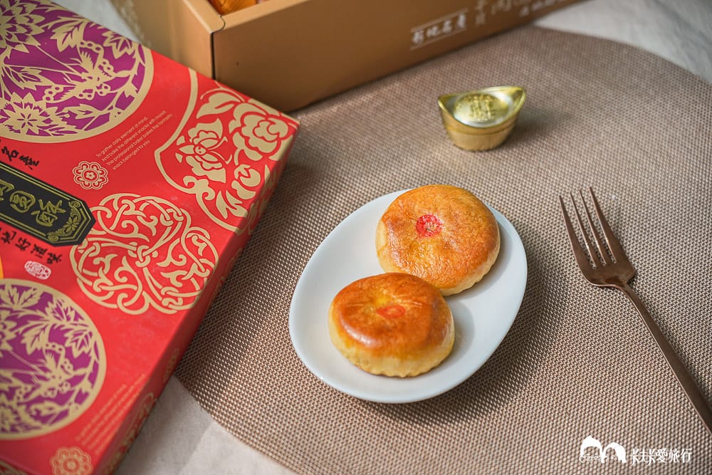 麥仕佳烘焙坊-過年送禮年節伴手禮推薦！干貝肉圓酥富貴禮盒開箱評價