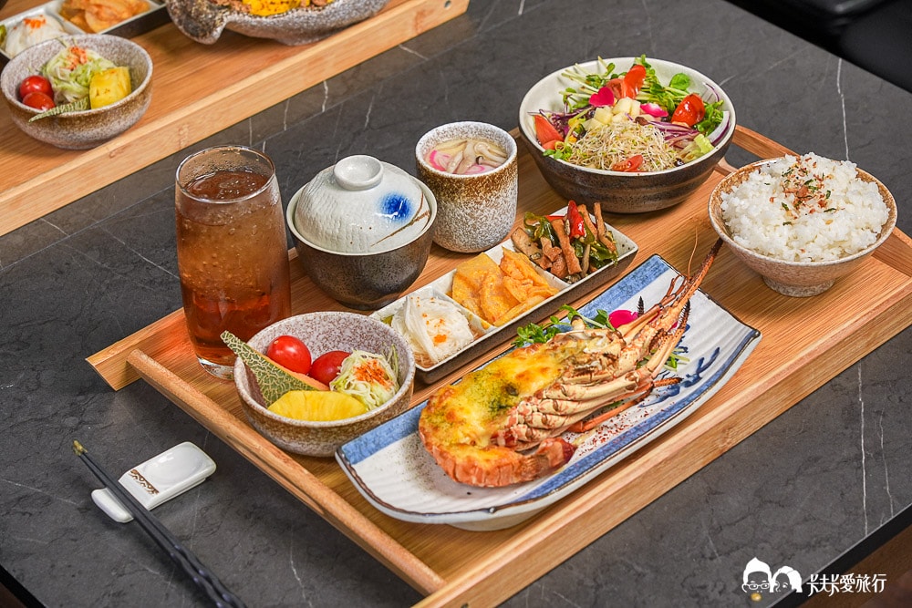 宜蘭礁溪必吃定食｜光鮮生活美食館：無菜單大菜變身個人套餐簡餐！獨享焗烤龍蝦與現煎鮮魚