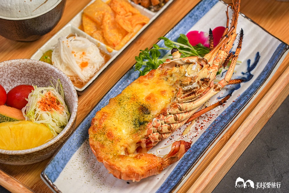 宜蘭礁溪必吃定食｜光鮮生活美食館：無菜單大菜變身個人套餐簡餐！獨享焗烤龍蝦與現煎鮮魚