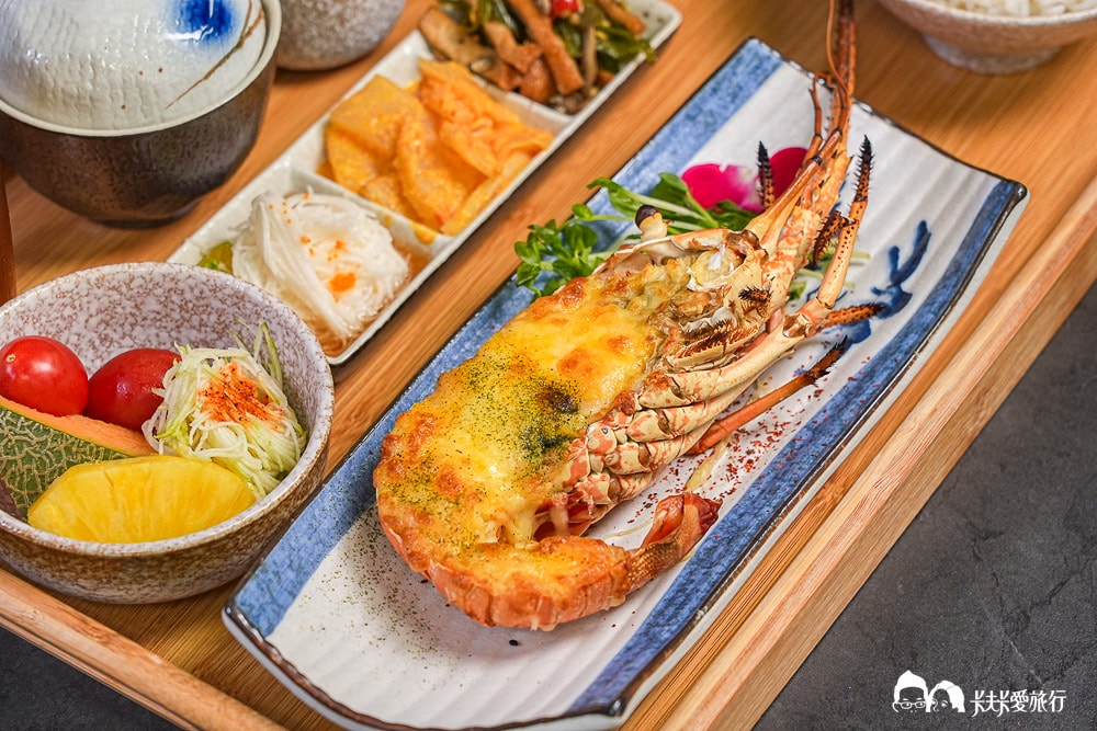 宜蘭礁溪必吃定食｜光鮮生活美食館：無菜單大菜變身個人套餐簡餐！獨享焗烤龍蝦與現煎鮮魚