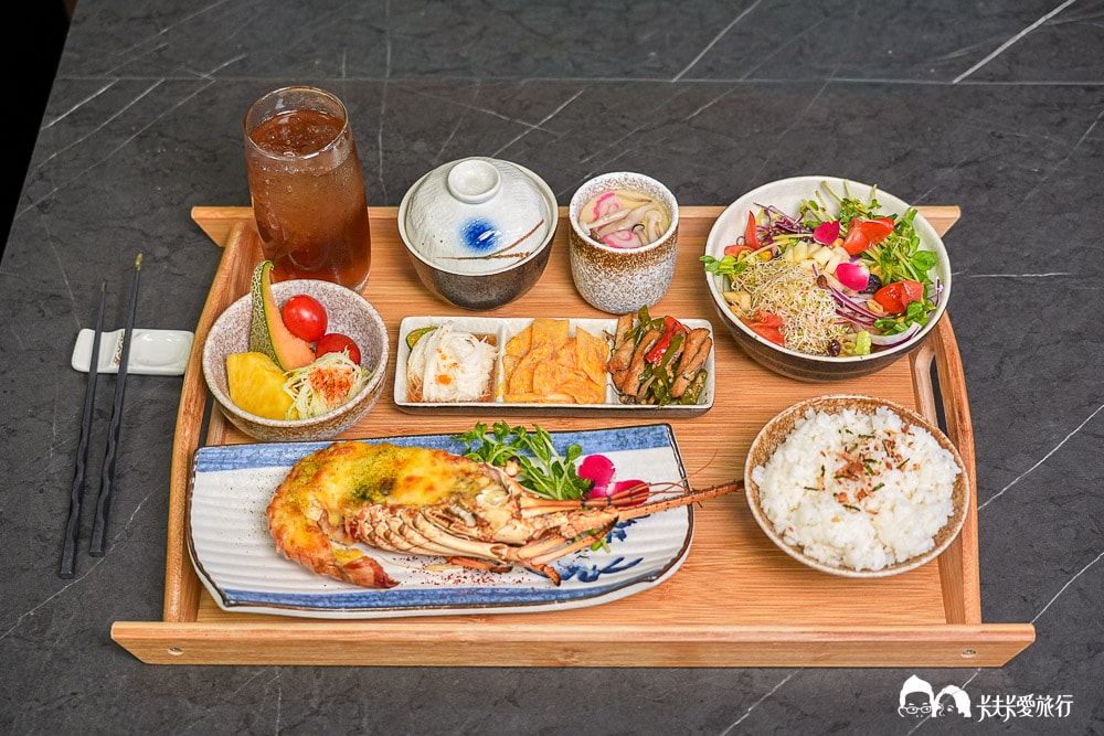 宜蘭礁溪必吃定食｜光鮮生活美食館：無菜單大菜變身個人套餐簡餐！獨享焗烤龍蝦與現煎鮮魚